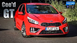 2017 KIA Cee'd GT (204hp) - DRIVE & SOUND (60FPS)