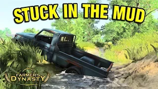 STUCK IN THE MUD AND NEW TRAILER  | Farmer's Dynasty Episode 31