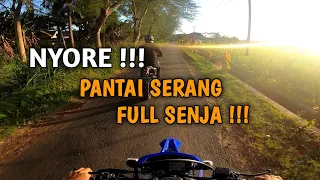 Nyore Di Pantai Serang | Motovlog Supermoto WR 155 #part1