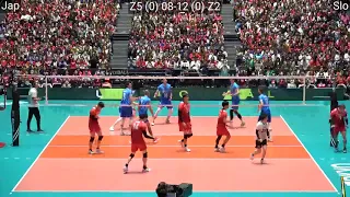 Volleyball : Japan - Slovenia amazing FULL Match 2023