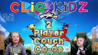 CLiQ KiDZ 2 Player Miraculous Rise of the Sphinx Couch Co-op PS4 on the PS5 Cat Noir Ladybug Game