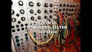 Yusynth Minimoog VCF 303 style