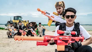 LTT Game Nerf War : The Expendables Warriors SEAL X Nerf Guns Fight Mr Zero Crazy Illegal Mission