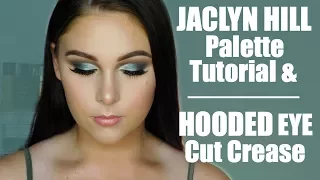 JACLYN HILL PALETTE TUTORIAL | CUT CREASE TUTORIAL FOR HOODED EYES!