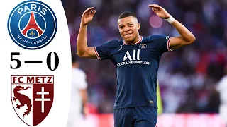 Paris saint germain vs Fc metz (5-0)