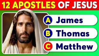 50 Bible Questions To Test Your Bible Knowledge About The 12 Apostles of Jesus (Part 2) - Bible Quiz