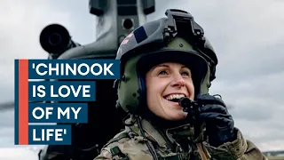 Longest-serving female RAF Chinook force crew member shares experience