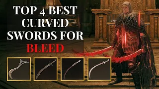 Elden Ring | Top 4 Best Curved Sword For Bleed (Damage Test)