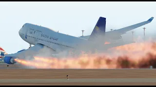 B747 Pilot Made A Big Mistake During Take Off In XPlane 11