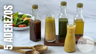 Learn to Create the 5 Best Dressings for your Salads!