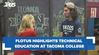 First Lady Dr. Jill Biden highlights technical education at Tacoma college