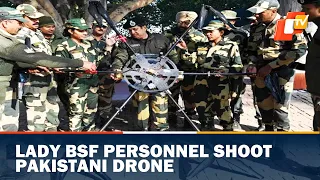 Pakistani Drone Carrying Heroine Shot Down By Women BSF Personnel In Punjab | OTV News English