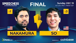 Hikaru Nakamura vs. Wesley So (FINAL) | Speed Chess Championship 2021