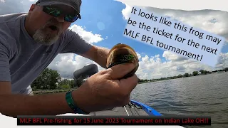 AMAZING CATCHES and AWESOME FOOTAGE!!! Indian Lake Pre-fishing for MLF BFL Tournament in July.