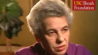 Jewish Survivor Anna Heilman on Resistance | USC Shoah Foundation