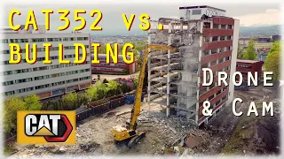 Big Cat 352 vs. 8 Floors. Intensive demolition in Oslo...