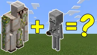 I Combined an Iron Golem and a Skeleton in Minecraft - Here's What Happened...