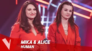 Rag'n'Bone Man - 'Human' ● Alice Ve & Mika Kostic | Duels | The Voice Belgique Saison 9