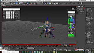 3DMAX 애니메이션 개인작업 방송 (공격 모션 작업)