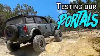 Installing & Testing Our Bronco Portals at Hidden Falls!