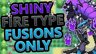 Pokemon Fused Dimensions Shiny Fire Type Pokemon Fusions Only! (Pokemon Fusion Rom Hack)