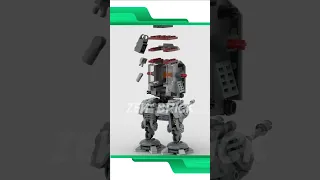 LEGO AT TE Mech Building Animation