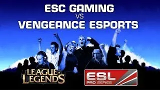 Vengeance eSports vs. ESC Icy Box - Game 2 - Semifinal - EPS Finals Winter 2013