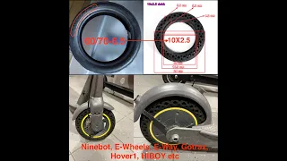 How to Replace Solid Tire in a min / 30 sec on Xiaomi | NineBot | E-Wheels | ClassyWalk 10x2.5 Inch