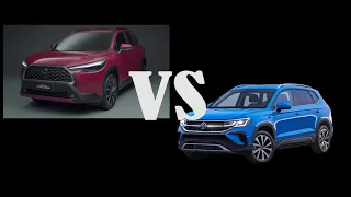 TOYOTA COROLLA CROSS VS VW TAOS 2022