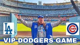 LA Dodgers game full V.I.P. experience LA Dodgers vs Chicago Cubs