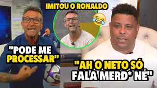 NETO DETONA RONALDO FENÔMENO E CBF AO VIVO!!