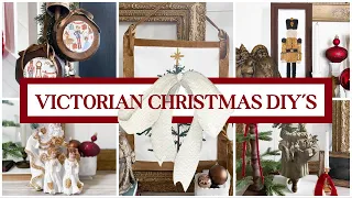 Old World Victorian Style Christmas DIY Decorations