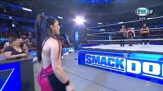 Raquel Rodriguez confronta a Bayley, Iyo Sky & Dakota Kai - WWE Smackdown 16/09/2022 (En Español)