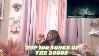 [REACTION VIDEO] TOP 100 SONGS OF THE 2000S (They don't make bops like these anymore 😭)