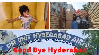 Last day in Hyderabad।😭😭😭RGIA CISF COMPLEX।GOVT QUARTERS।Home tour vlog।