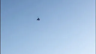 Mosquito helicopter full down 250 ft hovering auto. Slow motion