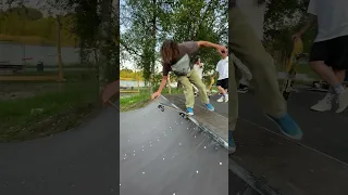 Suicide Skateboard Drop In 😱💪