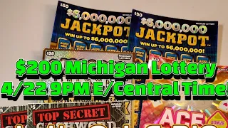 💥PROFIT 💥BIG WIN!!!🤑$200🤑MIX  Michigan Lottery!!!💥