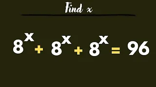 Find the value of x satisfying the equation