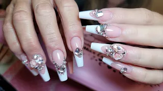 Enailcouture.com 123go french nails #nails #nailart #gelnails #nailpolish #naildesigns