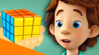 How do I solve a puzzle cube? | The Fixies | Animation for Kids | Learning with Tom