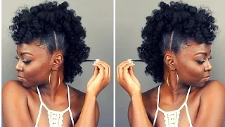 Natural Hairstyle | Fluffy Pony FROHAWK