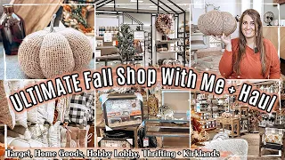 *NEW* FALL SHOP WITH ME 2023 + FALL DECOR HAUL :: TARGET, HOME GOODS, HOBBY LOBBY, TJMAXX, THRIFT