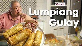 Lumpiang Gulay Recipe that you can use to start your food business! | Chef Tatung