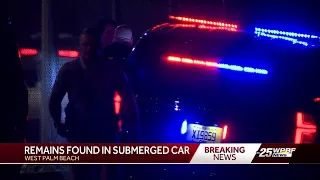 Car found in lake with remains inside