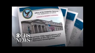 Report on origins of Russia investigation released by Justice Department inspector general