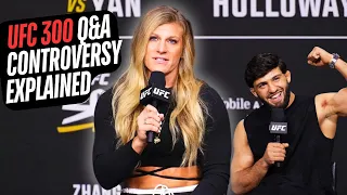 UFC 300: Kayla Harrison on 'Inappropriate' Question at UFC 300 Q&A With Arman Tsarukyan | Rise Above