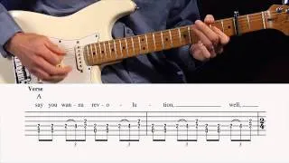 The Beatles "Revolution" Guitar Lesson @ GuitarInstructor.com (preview)