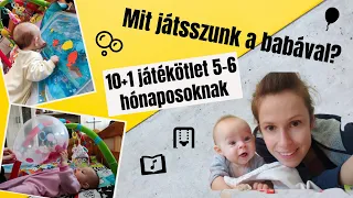 Mit játsszunk a babával? 10+1 játékötlet 5-6 hónaposoknak