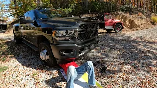 Installing eBay fog lights on a 2024 RAM 3500 Tradesman